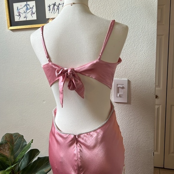 NWT Rome‎ Diamonte Slip Dress in Blush Pink - Size 8 - Picture 13 of 13